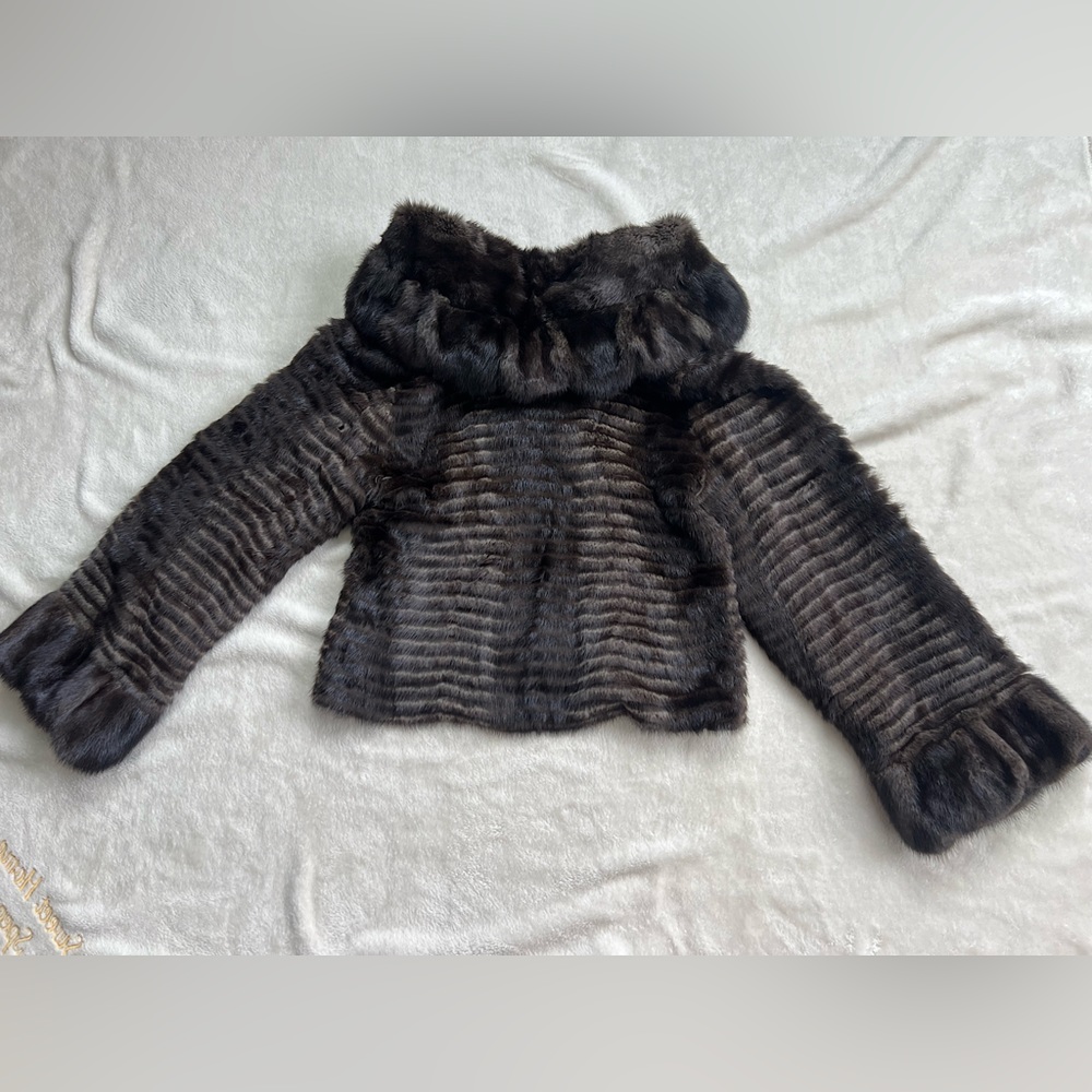 Beautiful genuine mink coat - IT size 44 - Picture 3 of 10